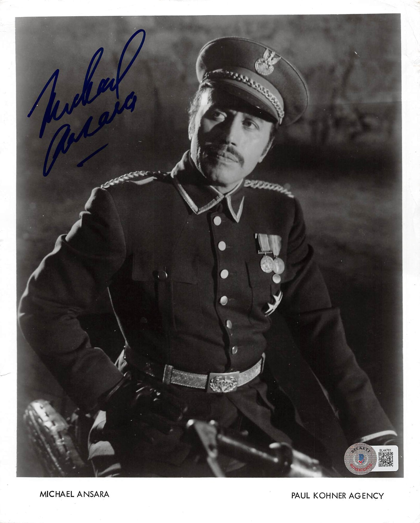 Michael Ansara Assassination Authentic Signed 8x10 Photo BAS #BL44761