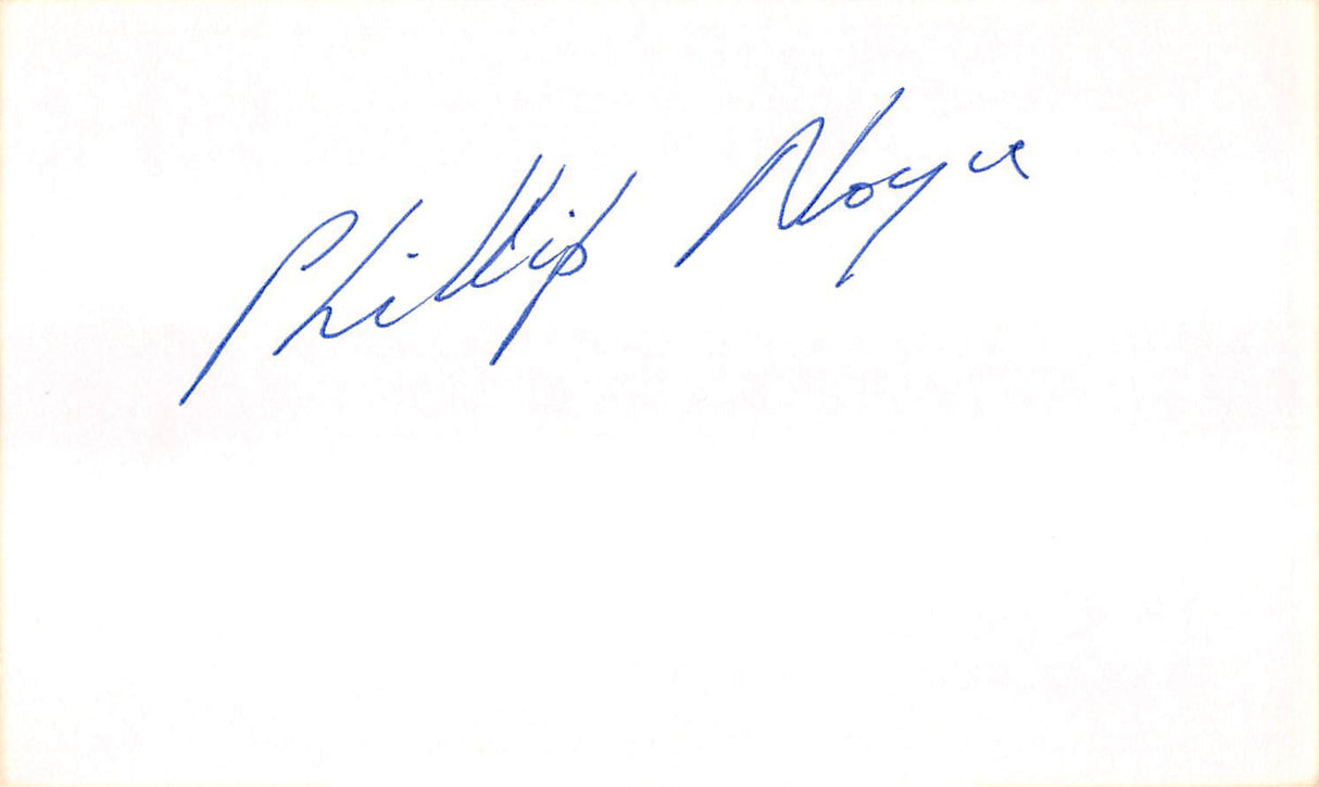 Phillip Noyce The Giver Authentic Signed 3x5 Index Card Autographed BAS #BL96251