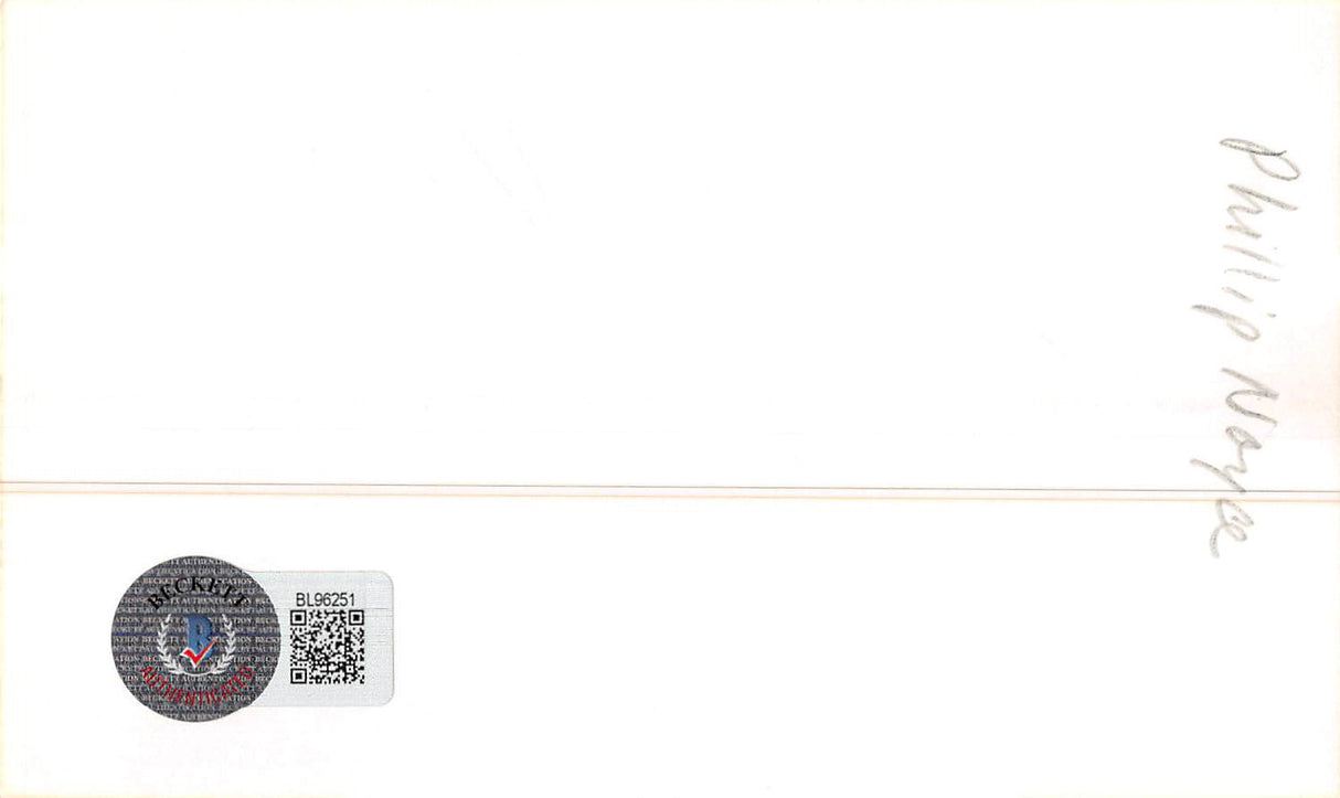 Phillip Noyce The Giver Authentic Signed 3x5 Index Card Autographed BAS #BL96251