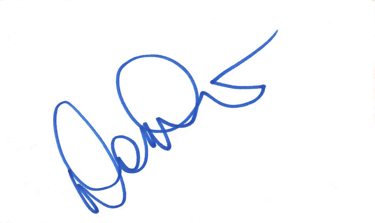 Donna D'Errico Baywatch Authentic Signed 3x5 Index Card Autographed BAS #BL96300