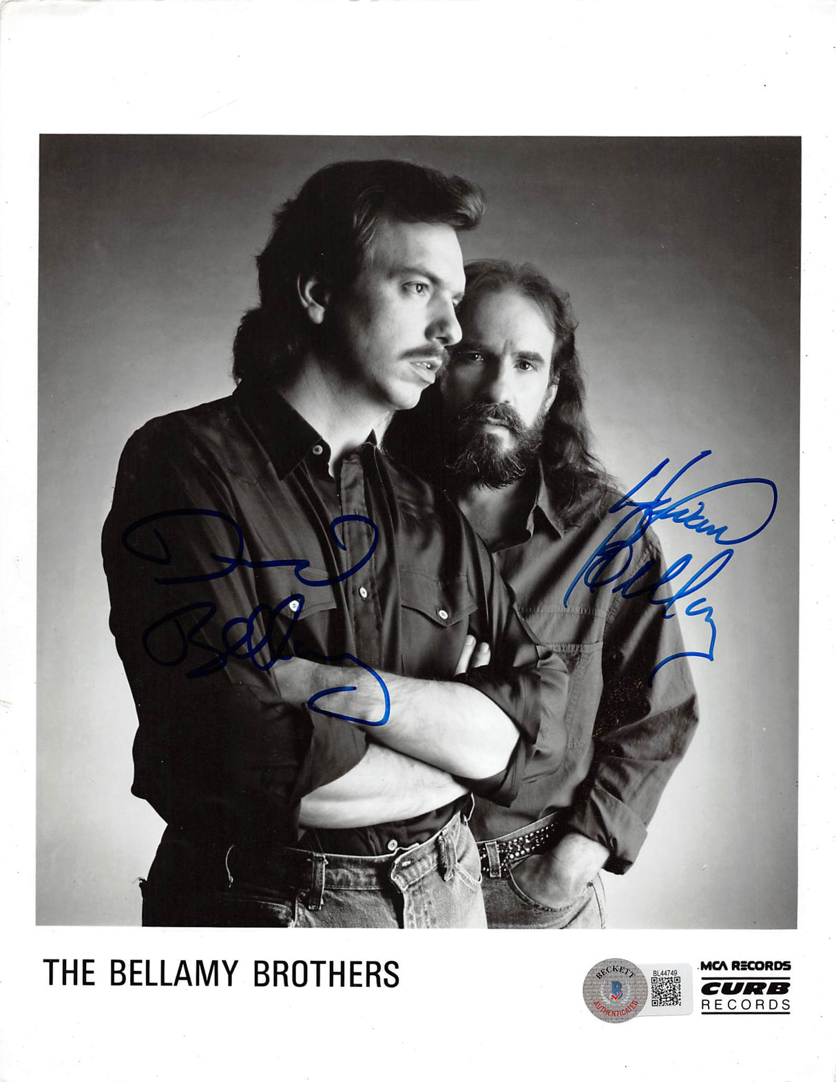 Howard Bellamy & David Bellamy Authentic Signed 8x10 Photo BAS #BL44749