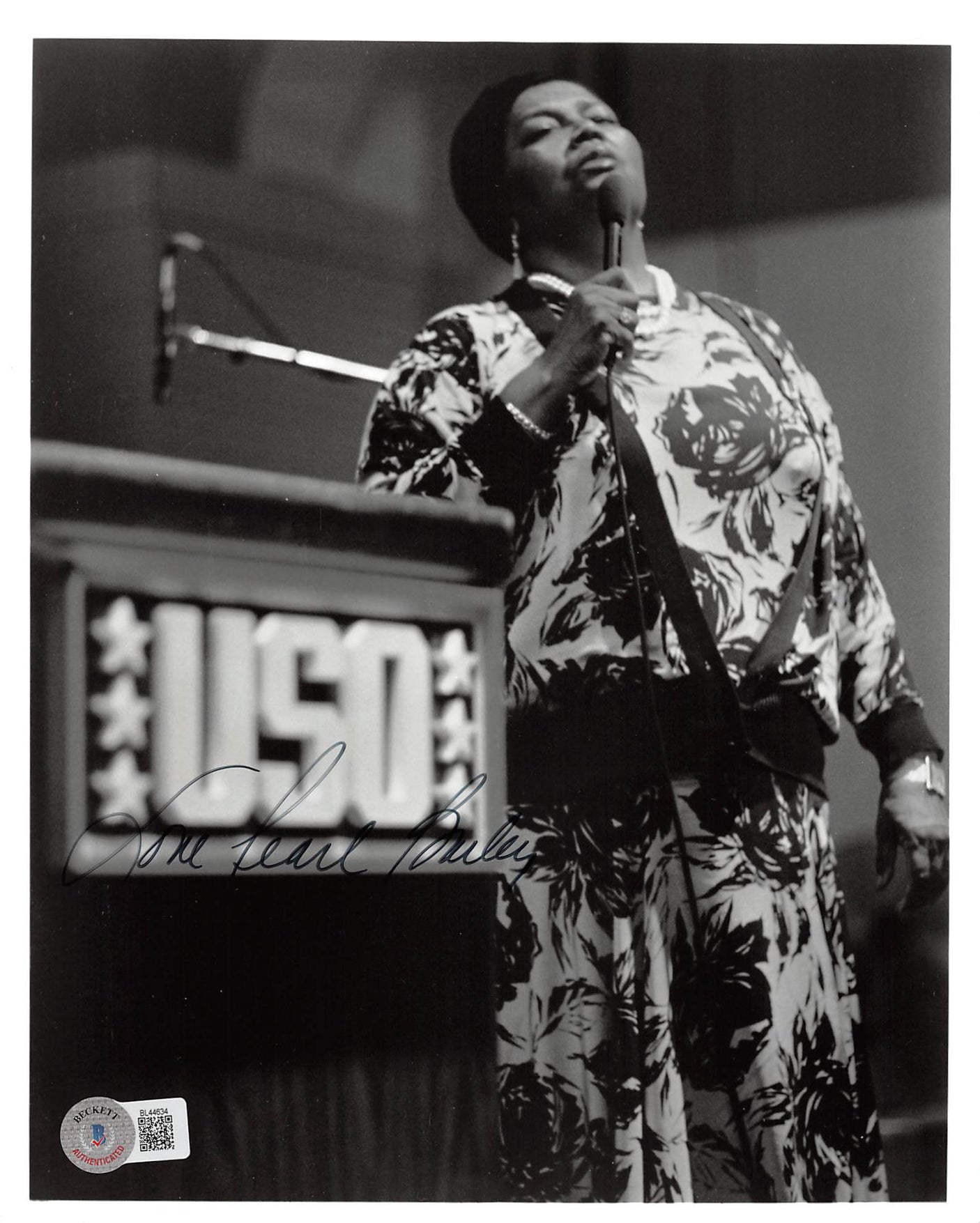 Pearl Bailey Carmen Jones "Love" Authentic Signed 8x10 Photo BAS #BL44634