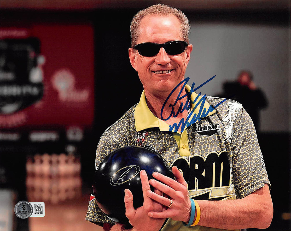 Pete Weber Bowling Authentic Signed 8x10 Photo Autographed BAS #BM01793