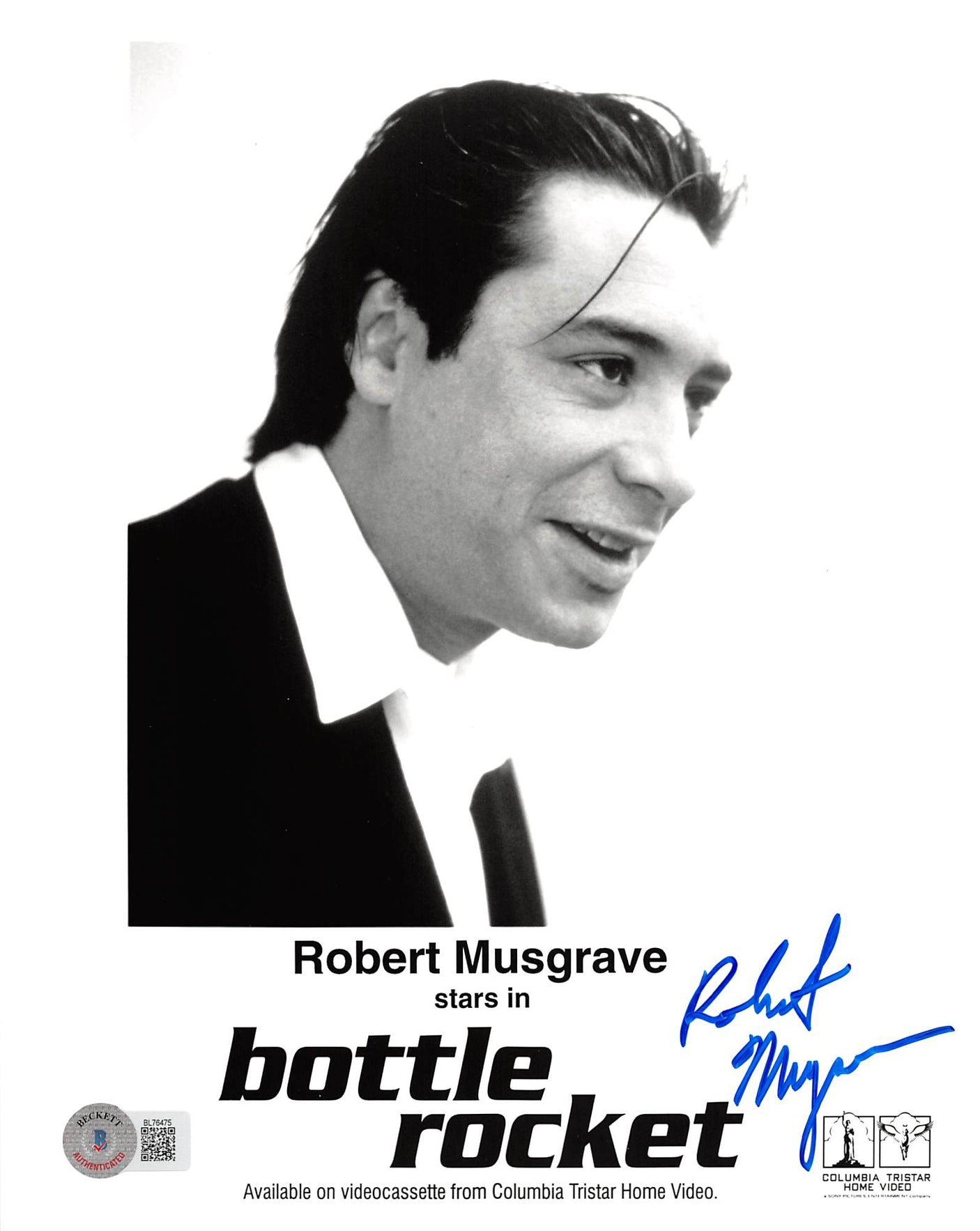 Robert Musgrave Bottle Rocket Authentic Signed 8x10 Photo BAS #BL76475
