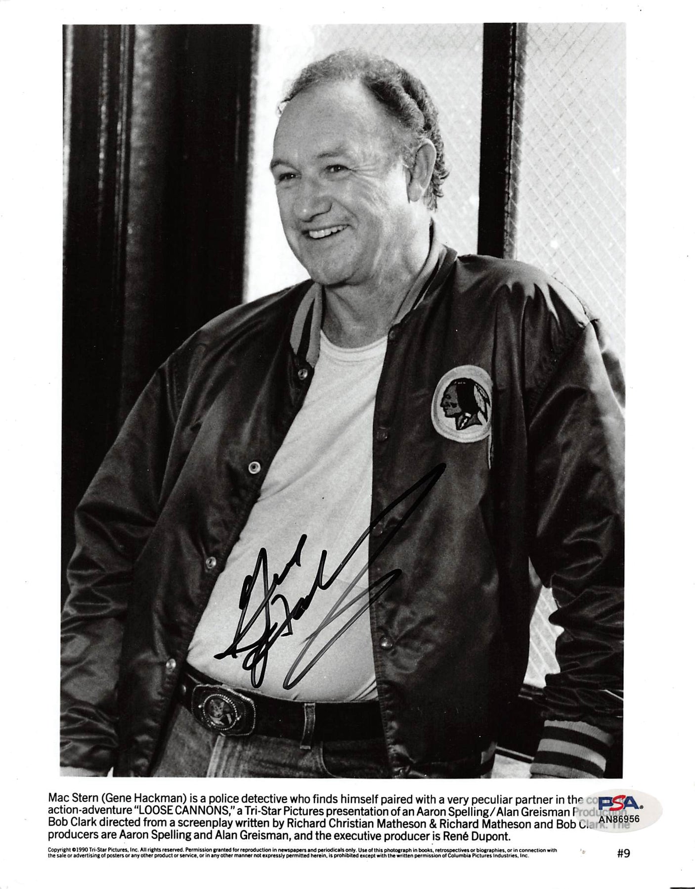Gene Hackman Loose Cannons Authentic Signed 8x10 Promo Photo PSA/DNA #AN86956