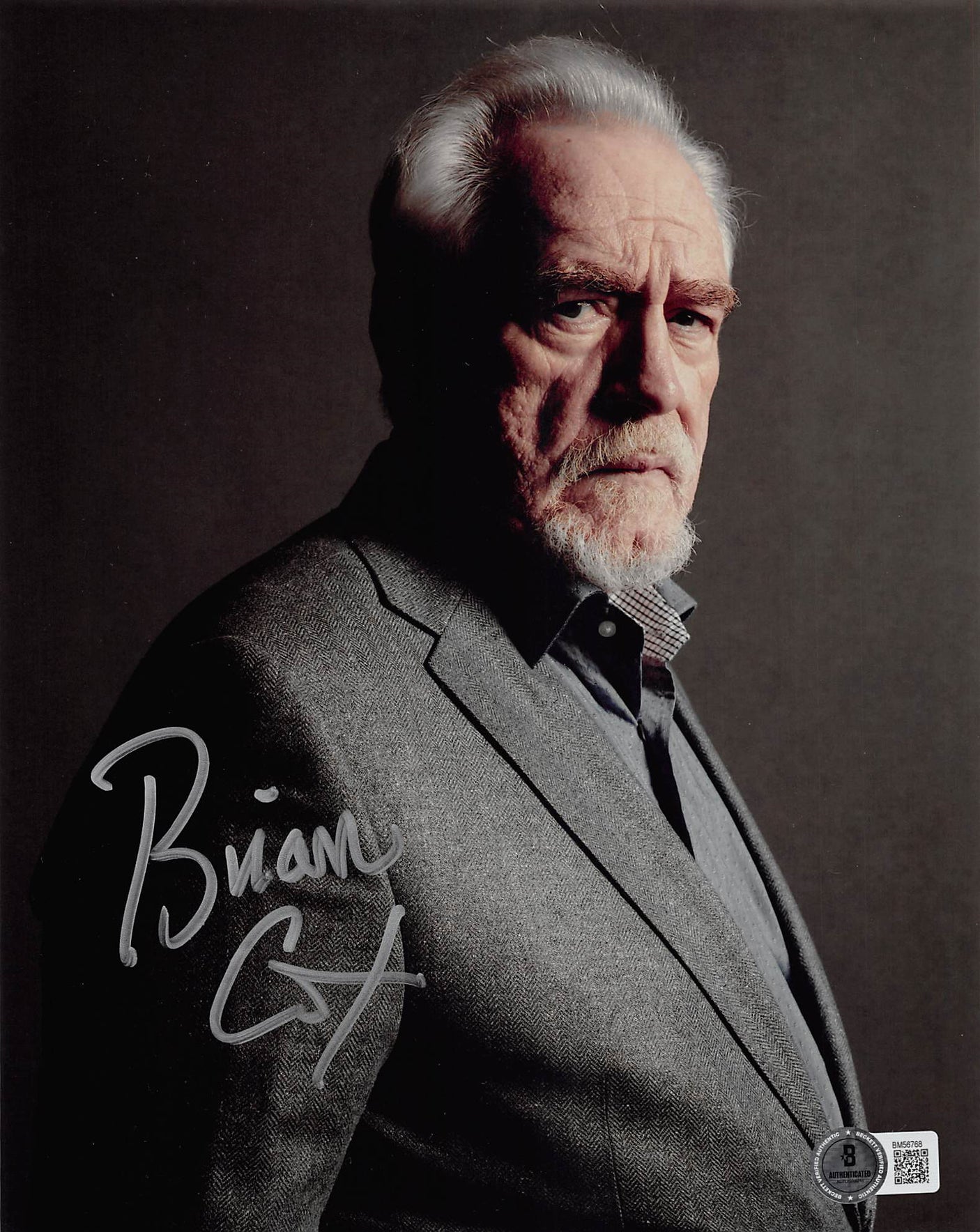 Brian Cox Succession Authentic Signed 8x10 Photo Autographed BAS #BM56768
