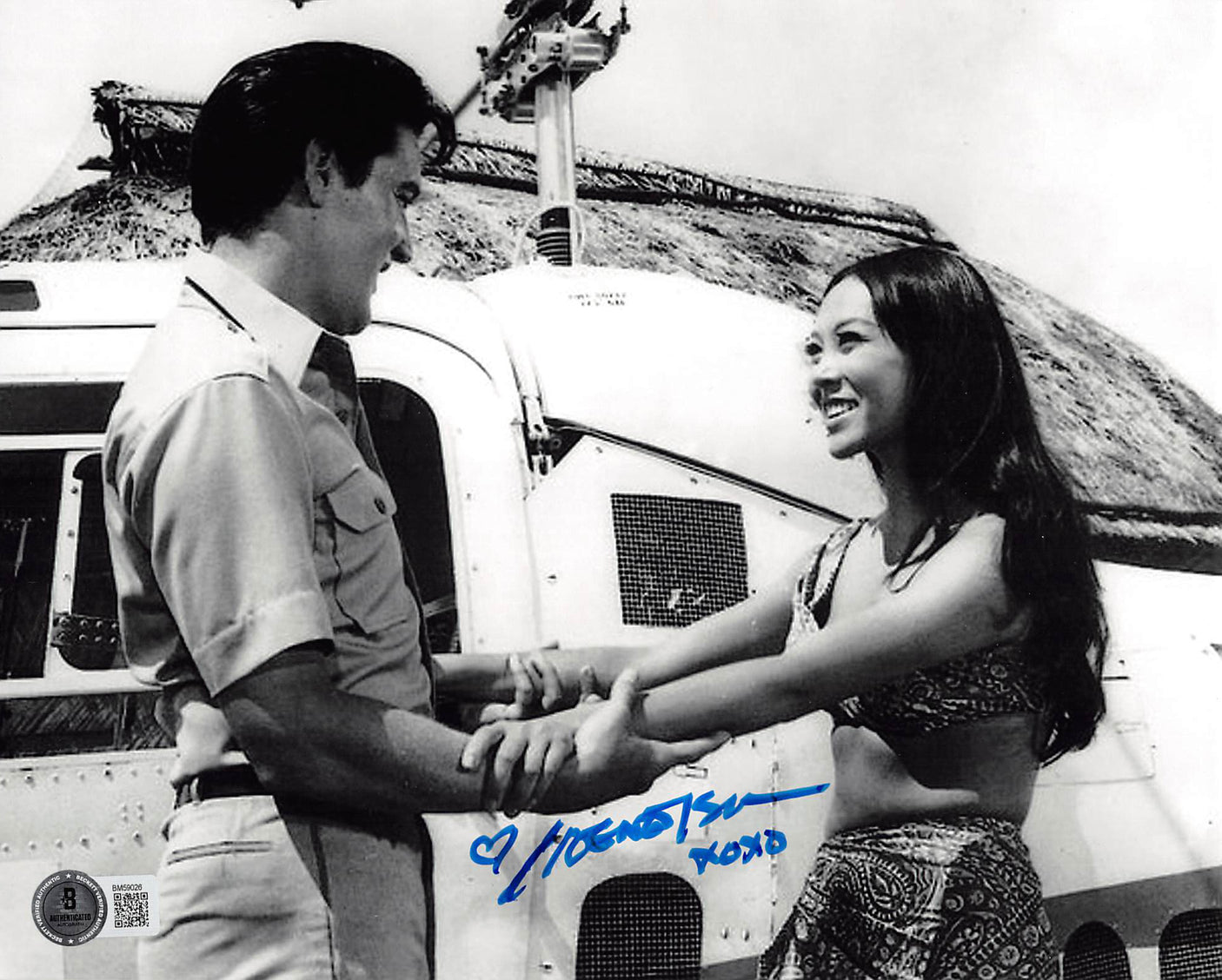 Irene Tsu Paradise, Hawaiian Style "XOXO" Signed 8x10 Horizontal Photo BAS 1