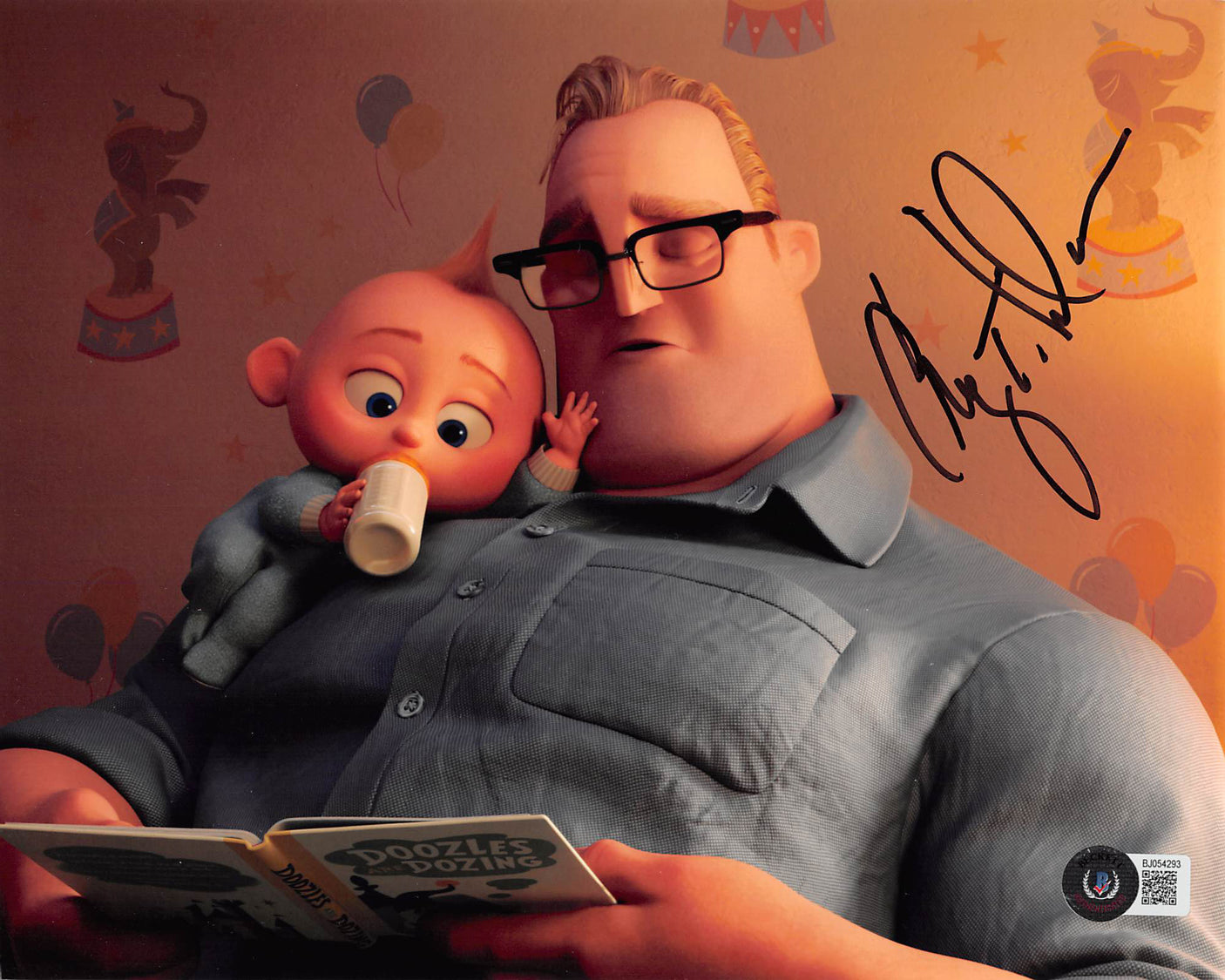 Craig T. Nelson The Incredibles Authentic Signed 8x10 Horizontal Photo BAS 2