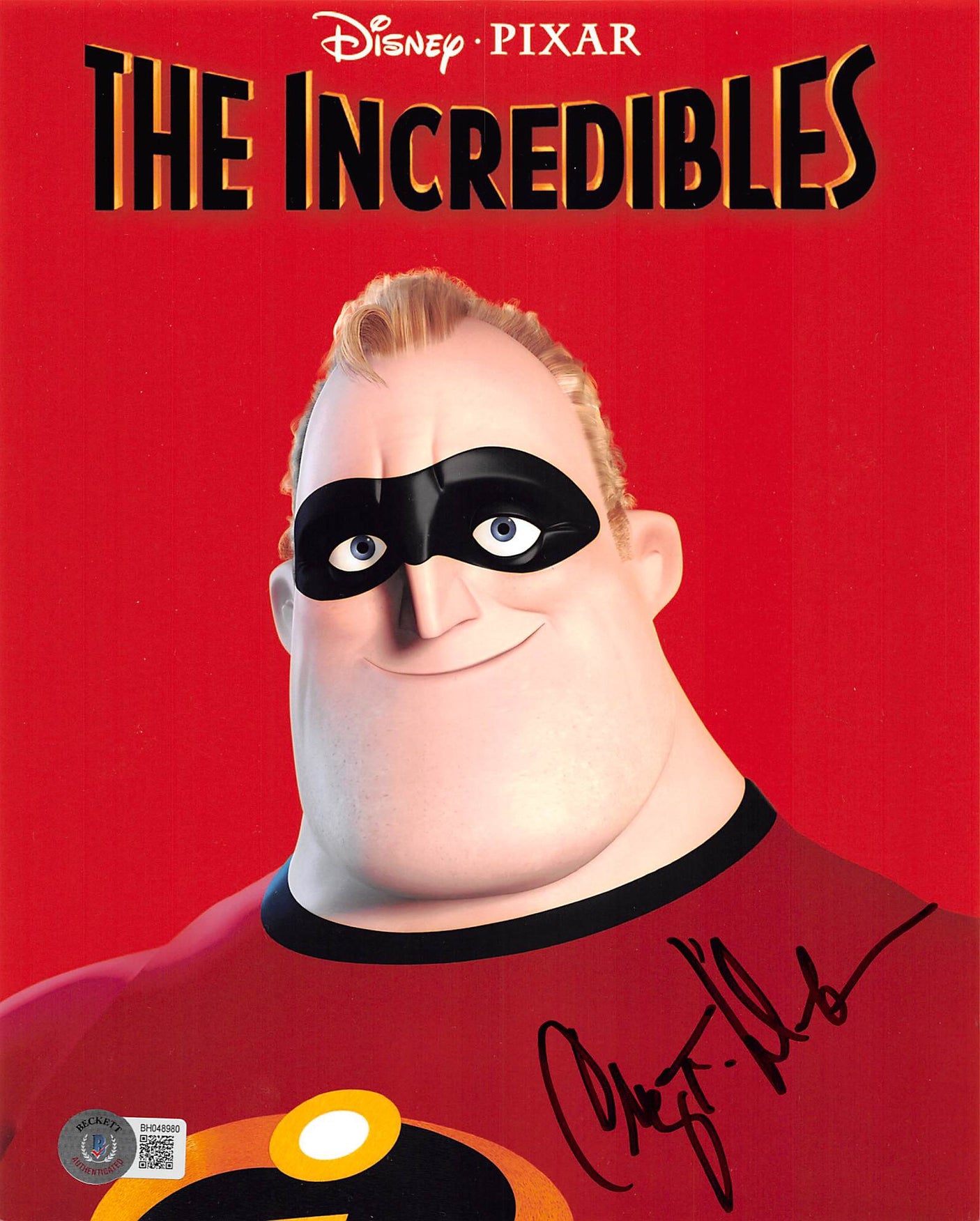 Craig T. Nelson The Incredibles Authentic Signed 8x10 Vertical Photo BAS 3