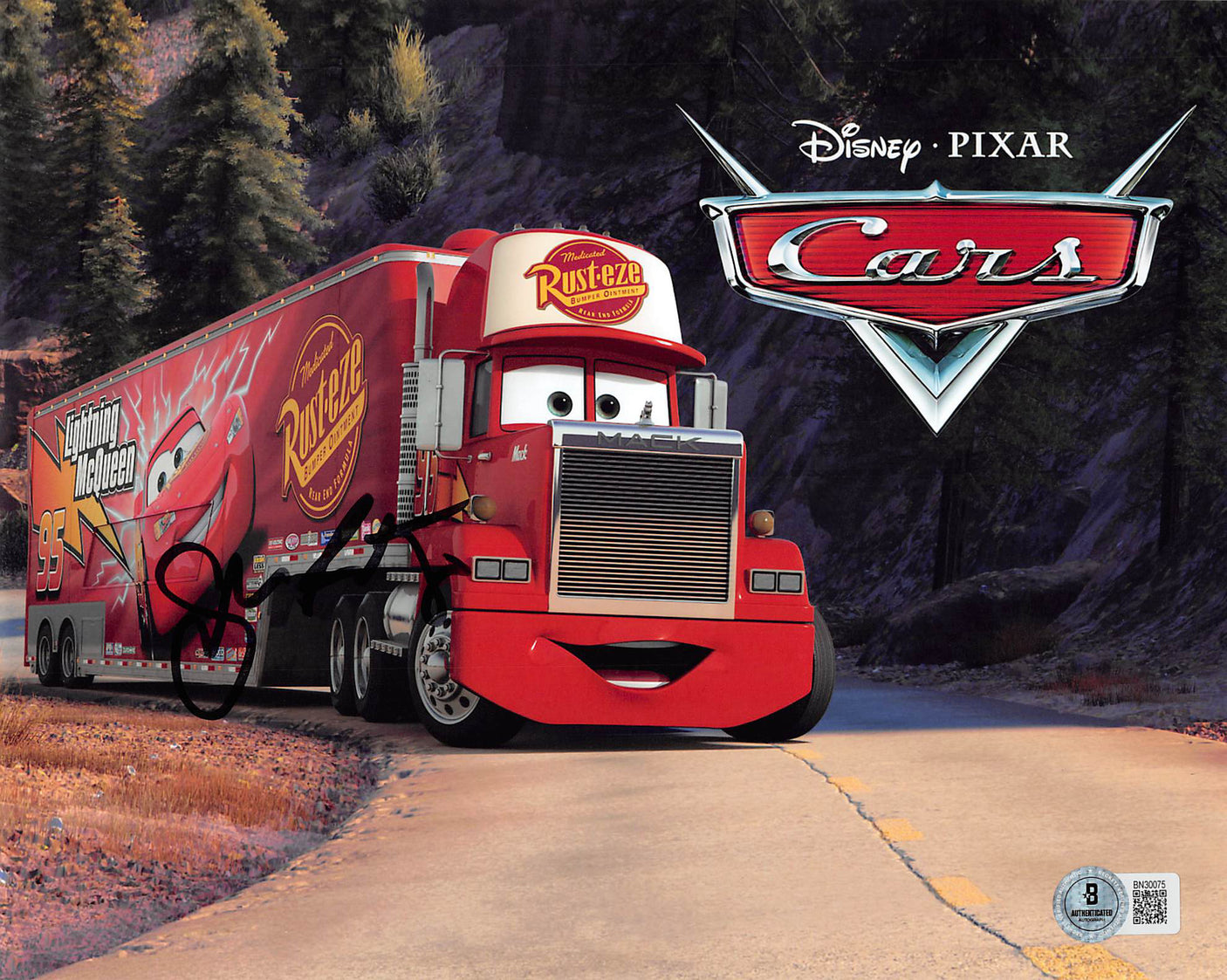 John Ratzenberger Cars Authentic Signed 8x10 Horizontal Photo Autographed BAS 1