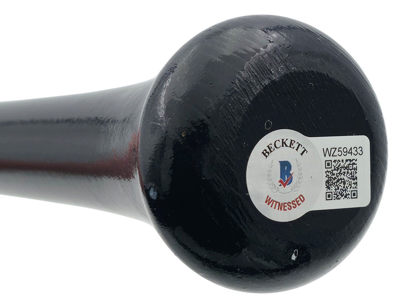 Miguel Vargas Autographed Gray Rawlings Game Model Bat Dodgers, White Sox "1st MLB HR" Beckett BAS Witness Stock #209050