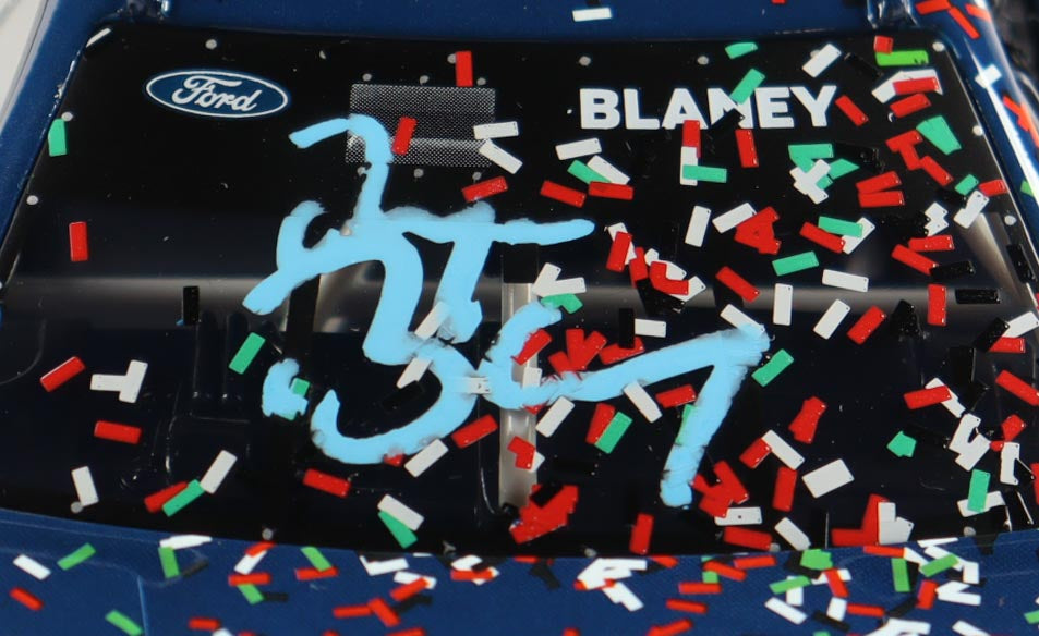 Ryan Blaney Signed 2024 Pocono Race Win Diecast | 1:24 Raced Version (PA)