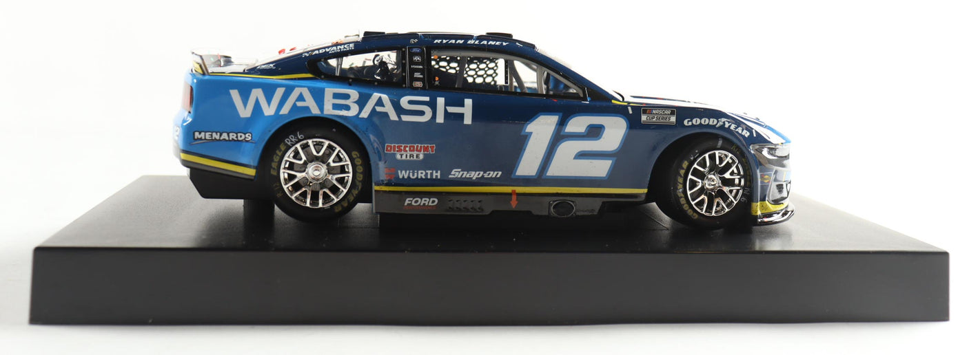 Ryan Blaney Signed 2024 Pocono Race Win Diecast | 1:24 Raced Version (PA)