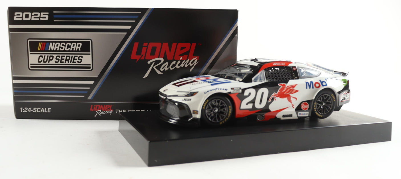 Exclusive | Christopher Bell Signed 2025 Mobil 1 1:24 Diecast Car (PA)