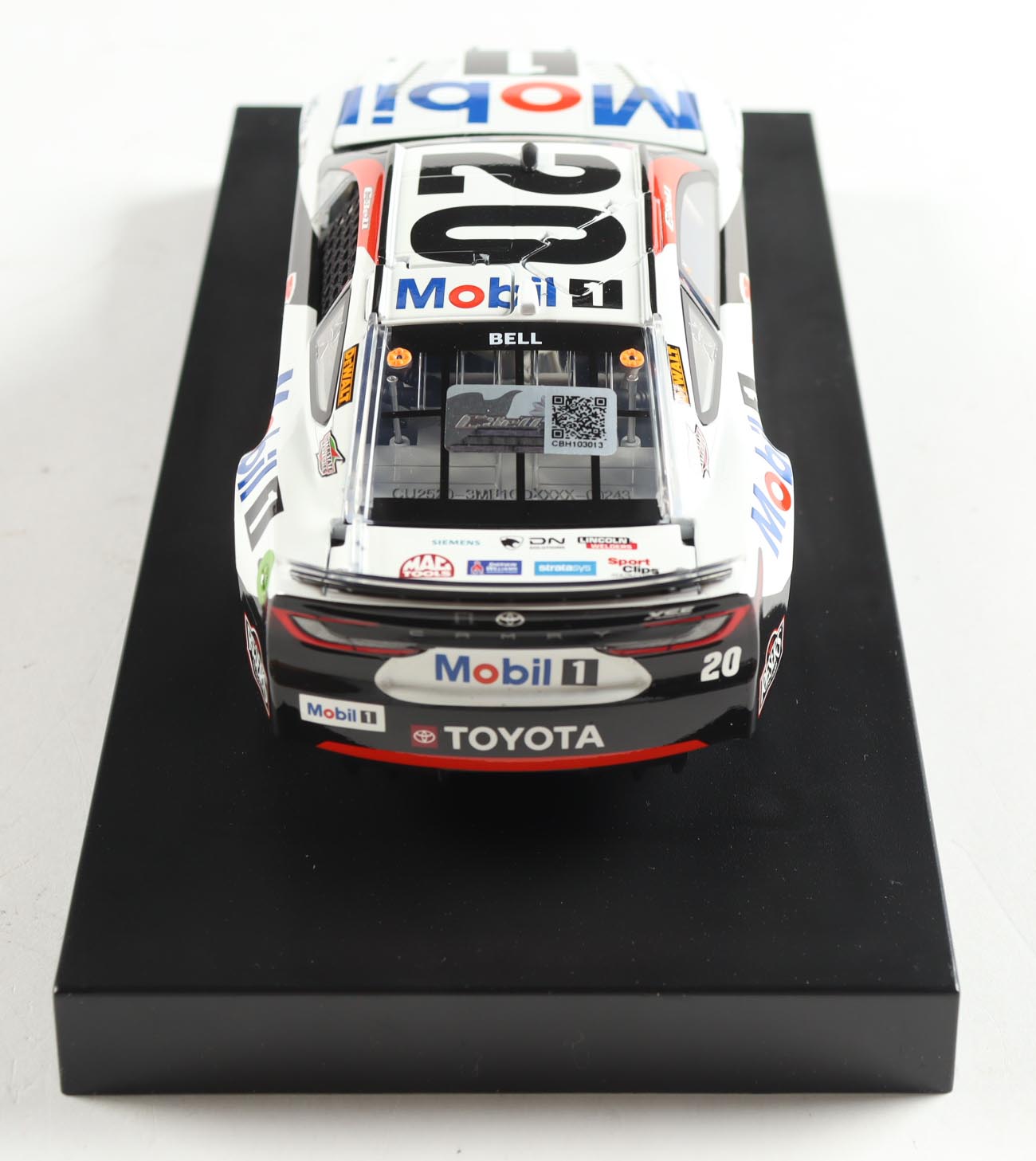 Exclusive | Christopher Bell Signed 2025 Mobil 1 1:24 Diecast Car (PA)