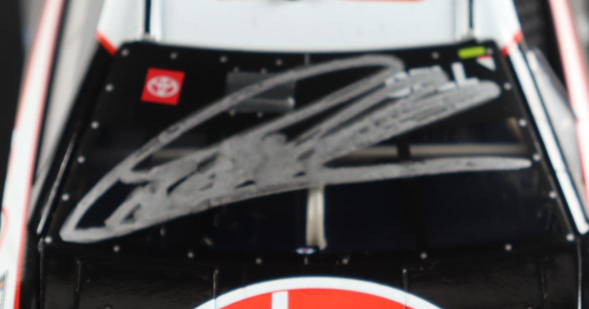 Exclusive | Christopher Bell Signed 2024 New Hampshire Win 1:24 Diecast | Raced Version