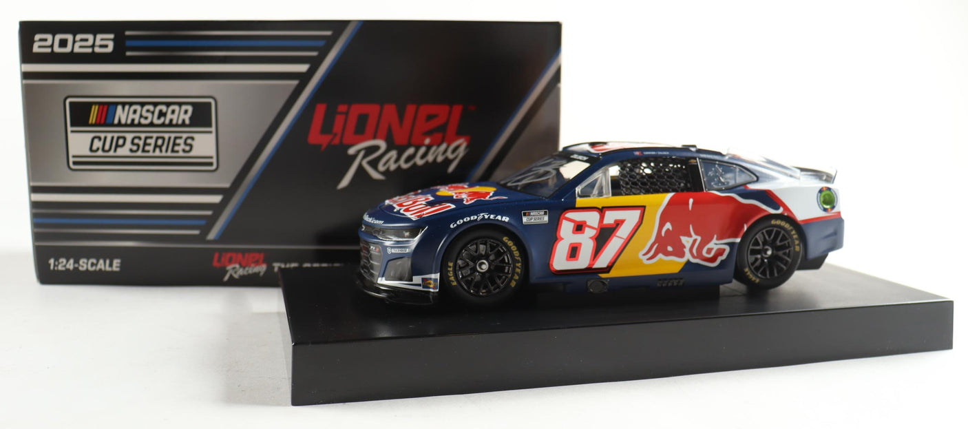 Connor Zilisch Signed 2025 Red Bull 1:24 Diecast Car (PA)