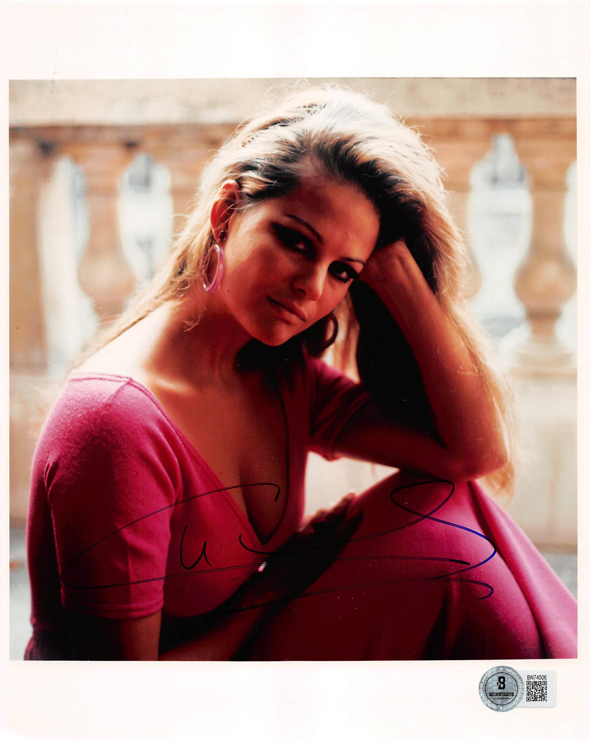 Claudia Cardinale Once Upon a Time Authentic Signed 8x10 Sexy Photo BAS #BN74506