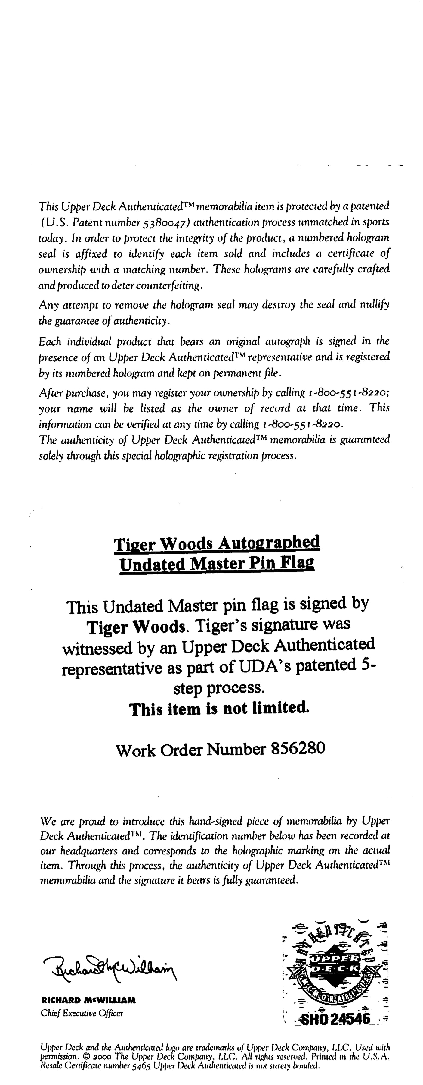 Bulls Michael Jordan Authentic Signed 16x20 Framed Photo LE #1/123 UDA #BAM44341