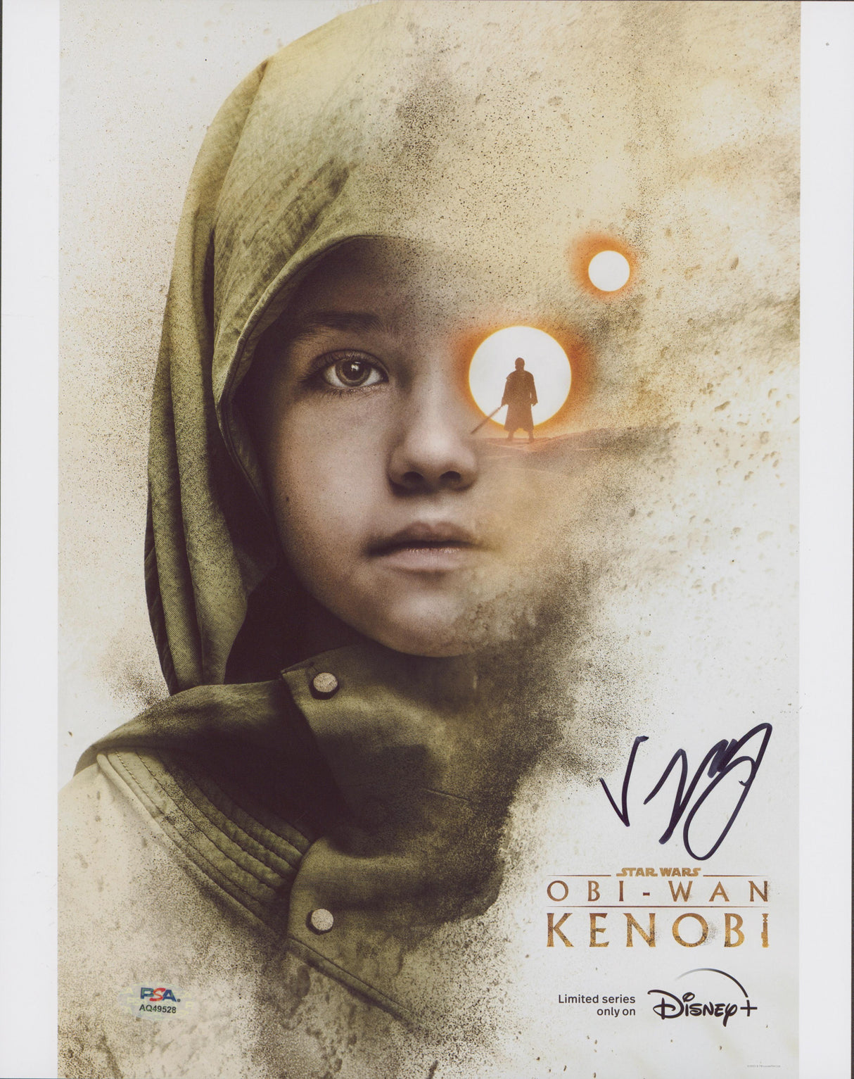 Lyra Blair Obi-Wan Kenobi Authentic Signed 11x14 Vertical Photo PSA/DNA #AQ49528