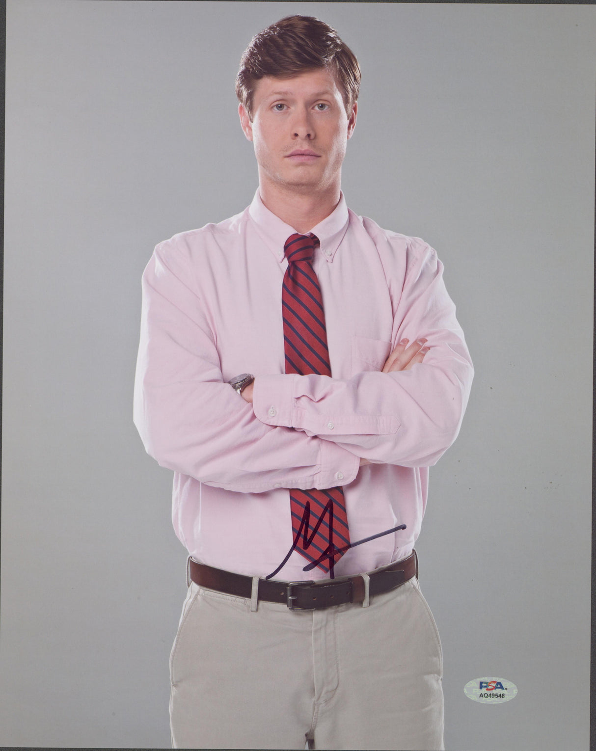 Anders Holm Workaholics Authentic Signed 11x14 Vertical Photo PSA/DNA #AQ49548