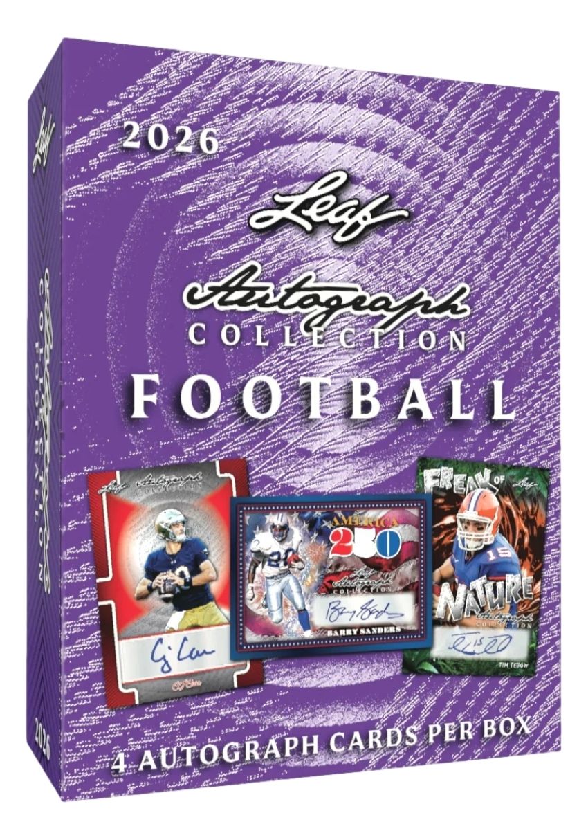 FACTORY SEALED 2026 Leaf Autograph Collection Football Hobby Box