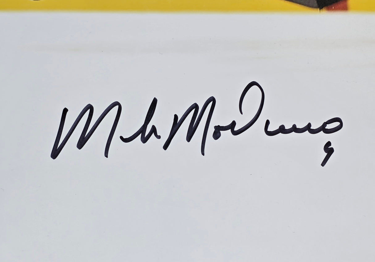 Stars Mike Modano Authentic 16x20 Horizontal Photo Autographed BAS Witnessed