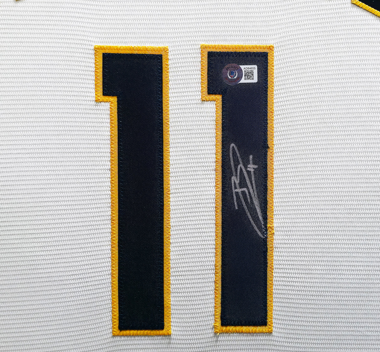 Milwaukee Brewers Jackson Chourio Autographed Framed Cream Nike Jersey Beckett BAS Witness Stock #267813