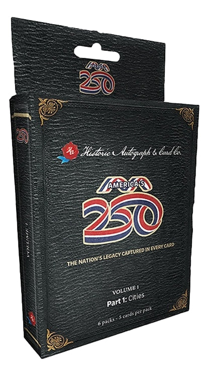 FACTORY SEALED 2026 Historic Autographs America 250 Pt 1 Cities Box