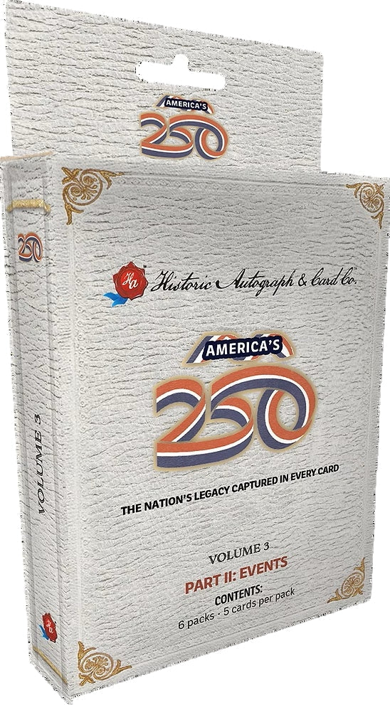 FACTORY SEALED 2026 Historic Autographs America 250 Pt 2 Events Box