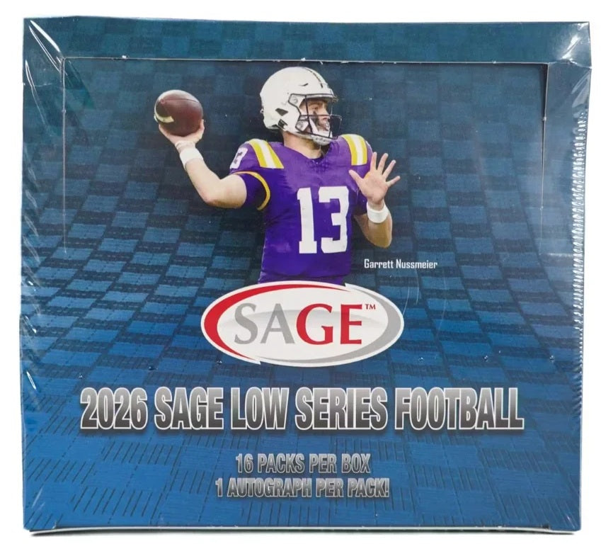 FACTORY SEALED 2026 Sage Low Series Football Hobby Box