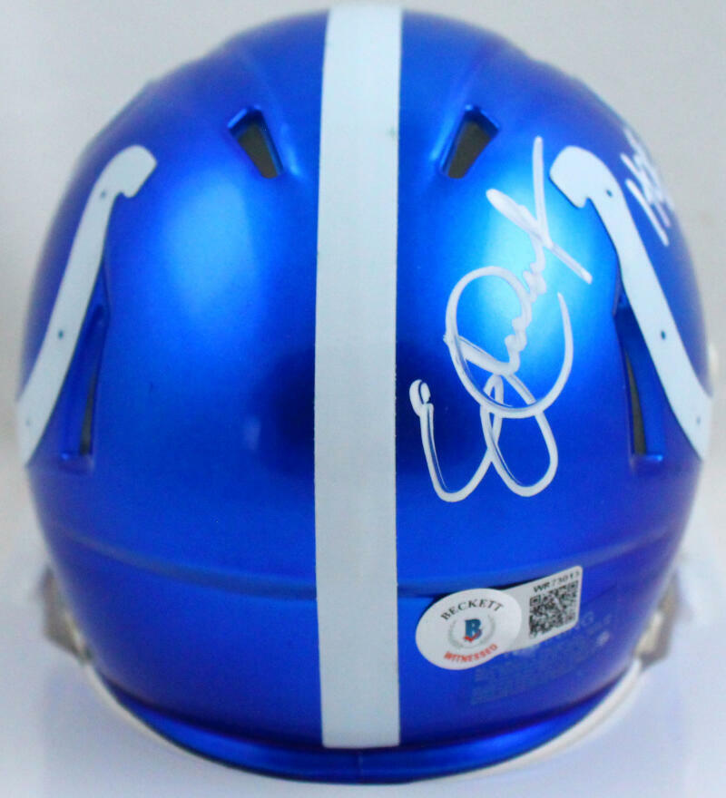 Eric Dickerson Autographed Colts Flash Speed Mini Helmet W/ HOF-BeckettWHologram