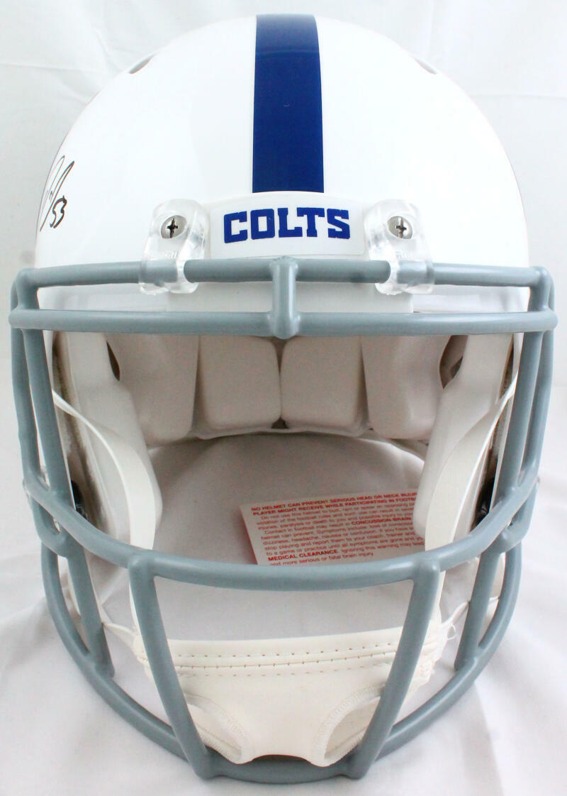 Darius Leonard Autographed Colts F/S Speed Authentic Helmet-JSA W *Black