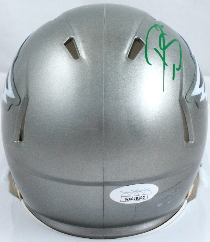 Darius Slay Autographed Philadelphia Eagles Flash Speed Mini Helmet-JSA W *Green
