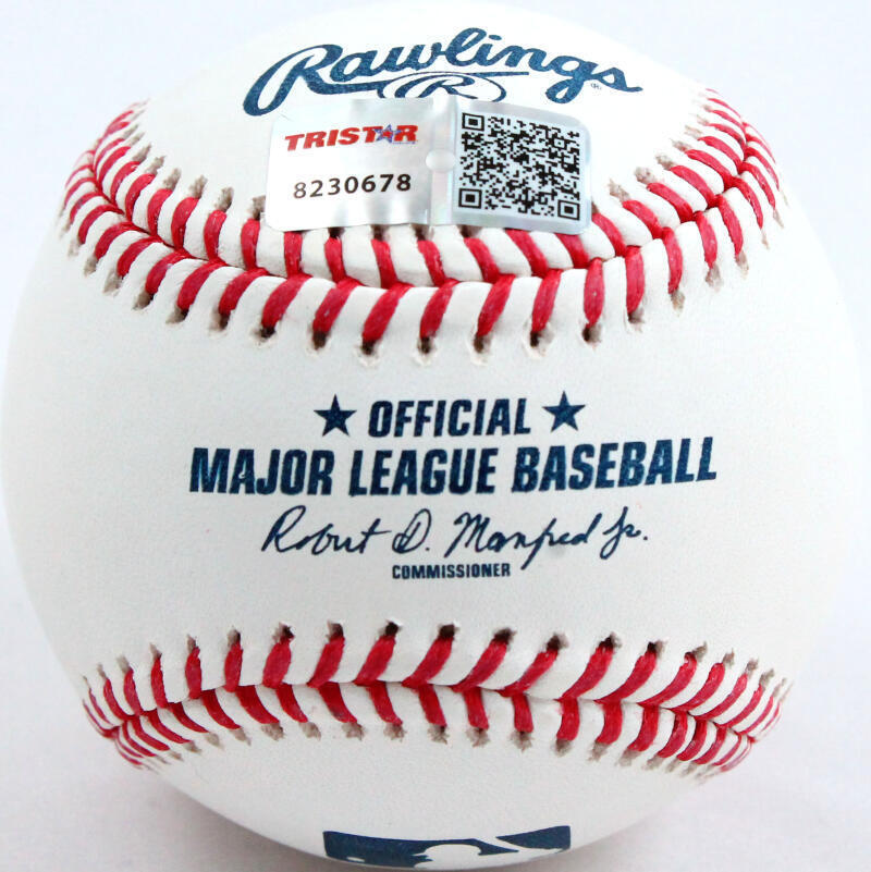 Jeff Bagwell Autographed Rawlings OML Baseball w/3 Insc.- TriStar Auth *Blue