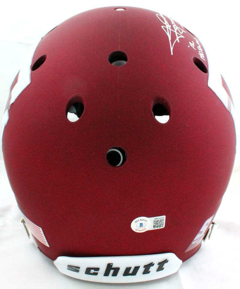 Johnny Manziel Signed Texas A&M Schutt F/S Authentic Helmet W/3 Insc-BAW Holo