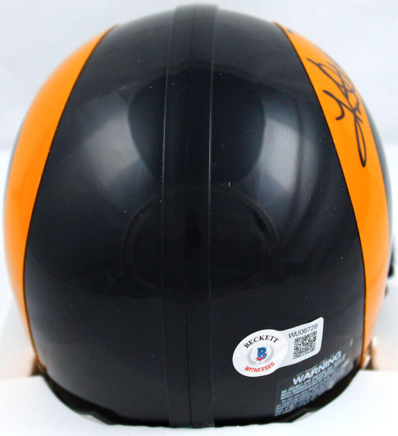 Kurt Warner Signed St. Louis Rams 81-99 TB Mini Helmet w/SB MVP-Beckett W Holo