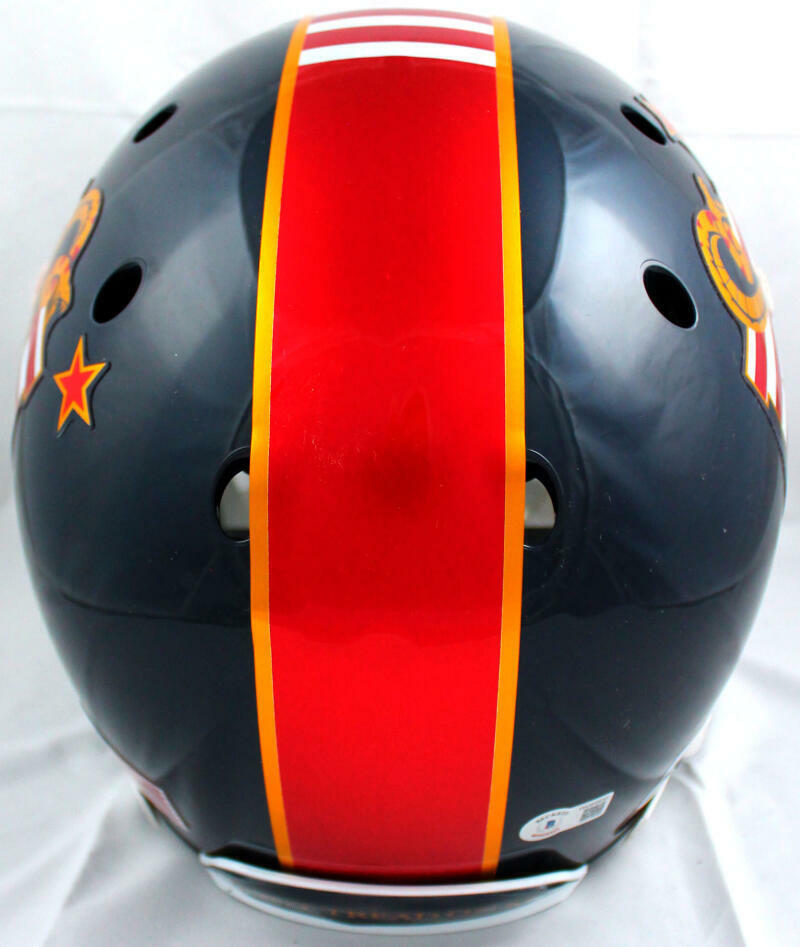 Roger Staubach Signed Navy F/S Schutt DTOM Authentic Helmet w/ Heisman-BAW Holo