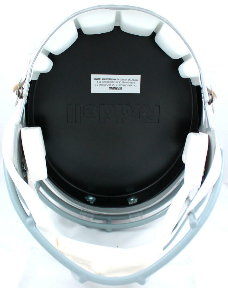 Jaxon Smith-Njigba Autographed Ohio State F/S Speed Helmet-Beckett Hologram