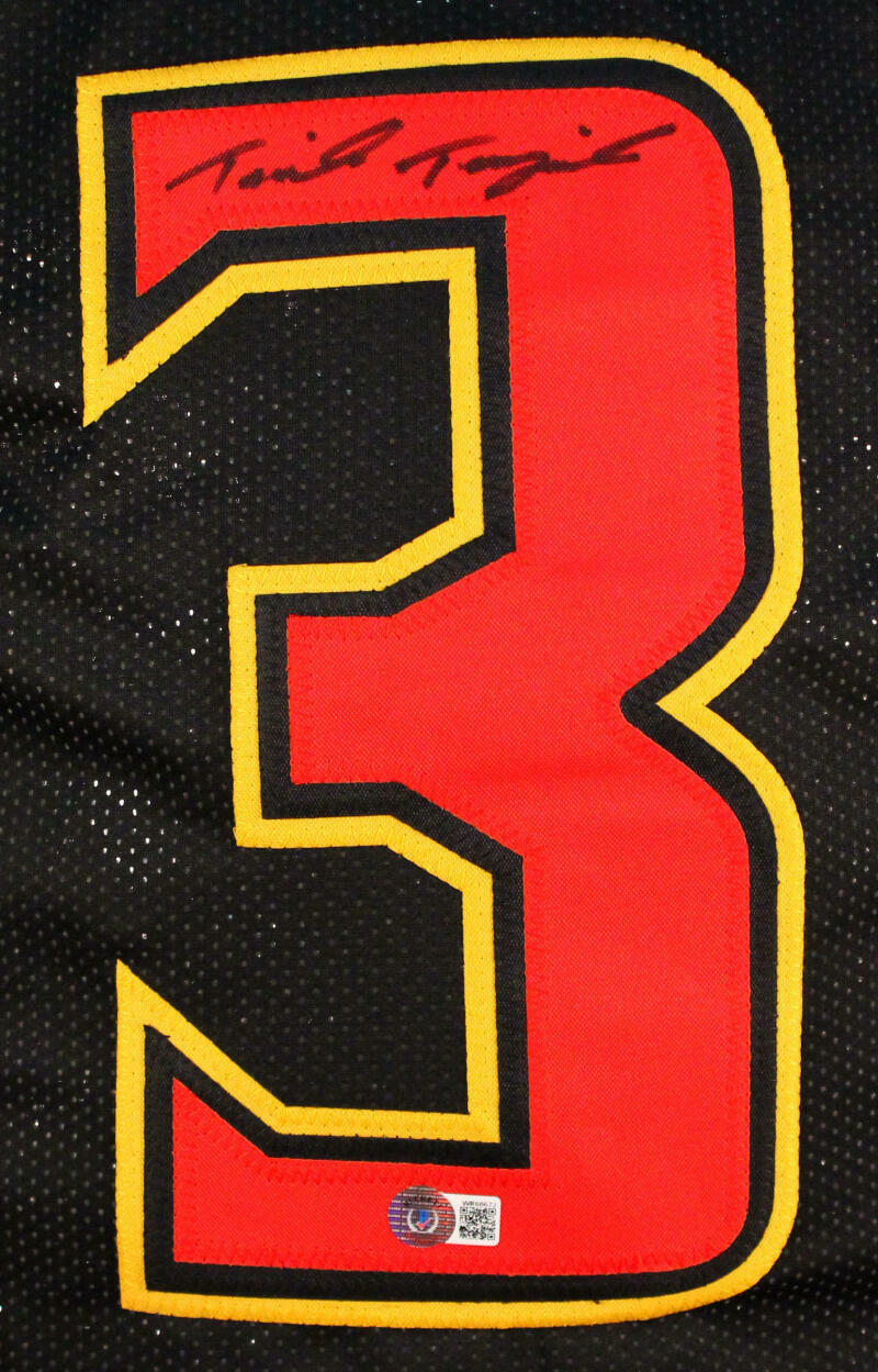 Taulia Tagovailoa Autographed Black College Style Jersey-Beckett W Hologram