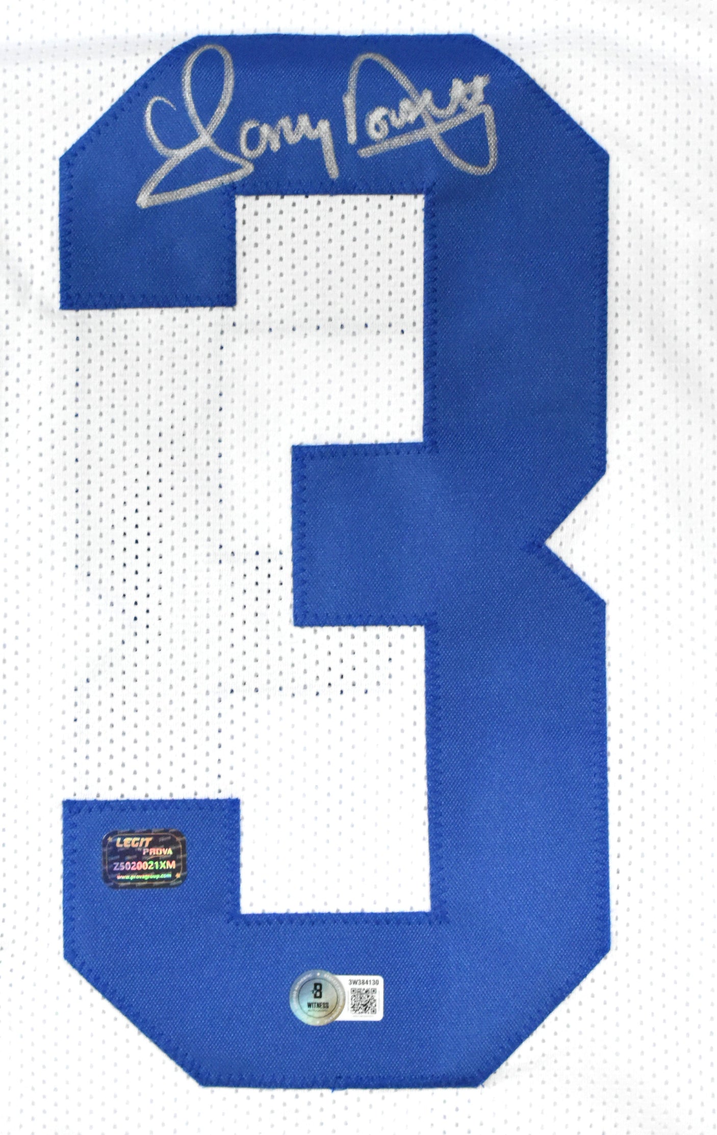 Tony Dorsett Autographed White Pro Style Jersey-Beckett W Hologram *Silver