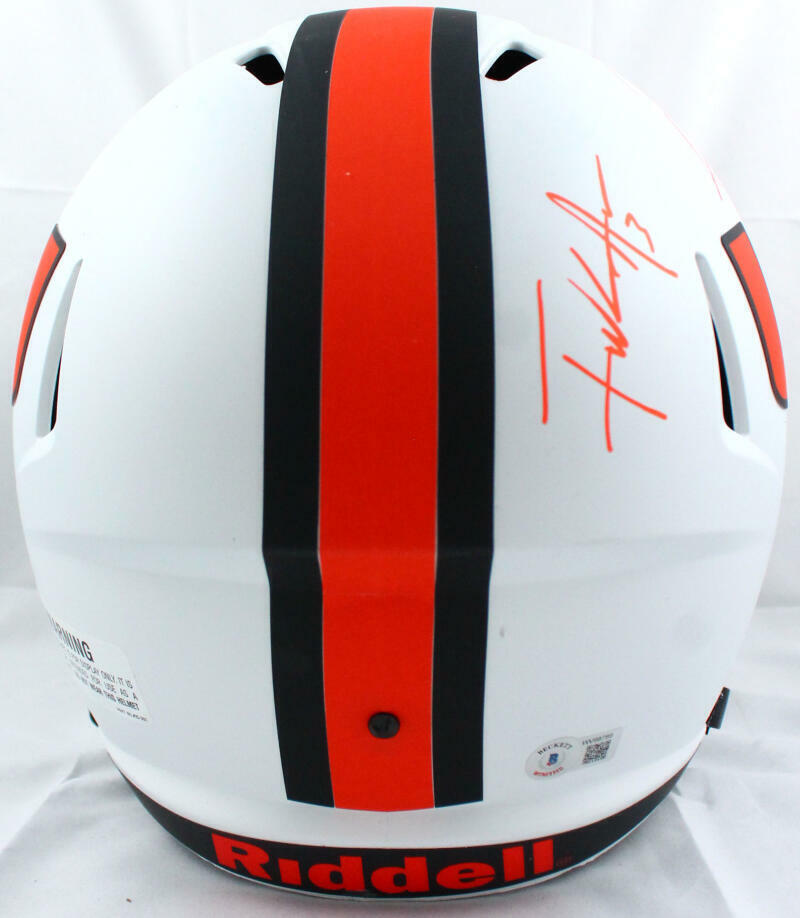 Lewis/Gore/Sapp Autographed Miami Hurricanes F/S Lunar Speed Helmet-BeckettWHolo