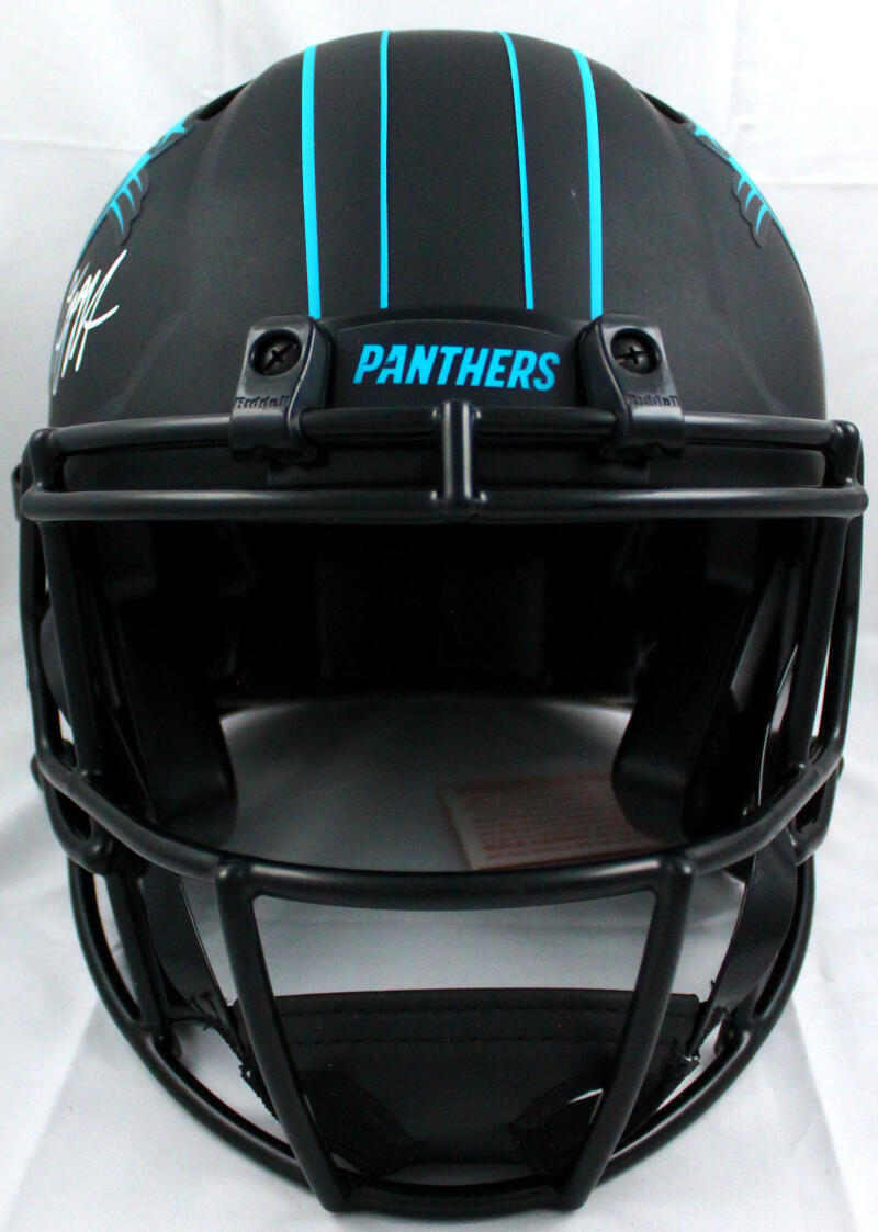 DJ Moore Signed Panthers F/S Eclipse Speed Authentic Helmet-Beckett W Hologram