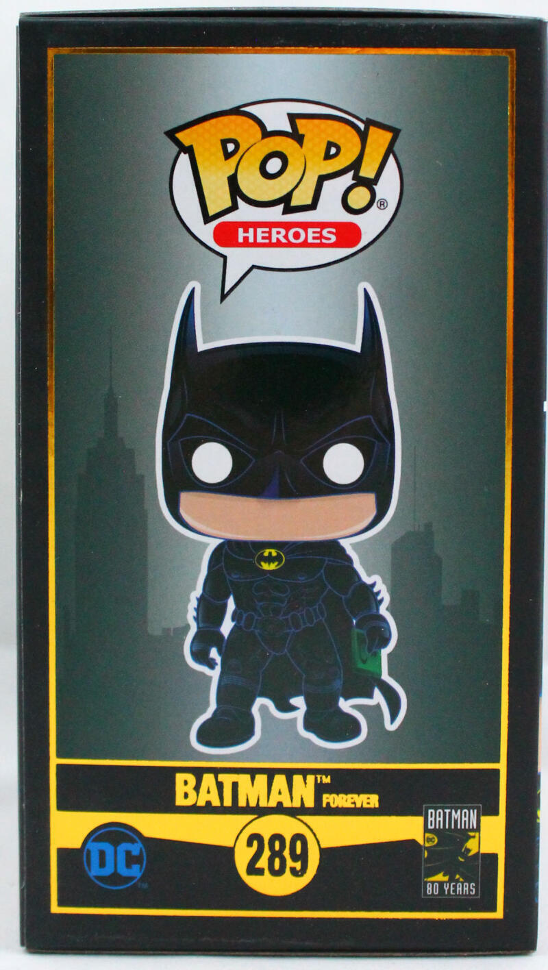Val Kilmer Autographed Batman Funko Pop Figurine #289- JSA *Green