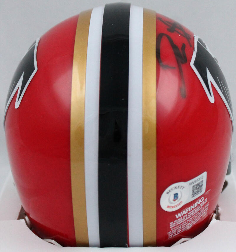 Deion Sanders Signed Atlanta Falcons 66-69 Mini Helmet w/Primtime-Beckett W Holo