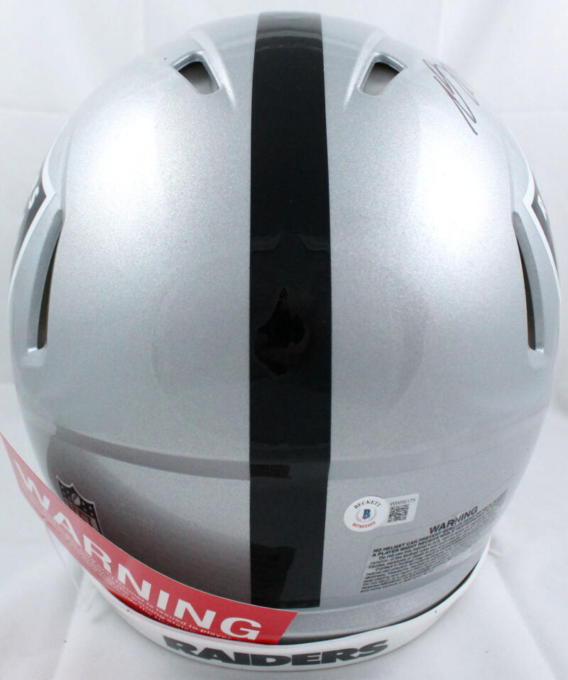 Davante Adams Signed Las Vegas Raiders F/S Speed Authentic Helmet-Beckett W Holo