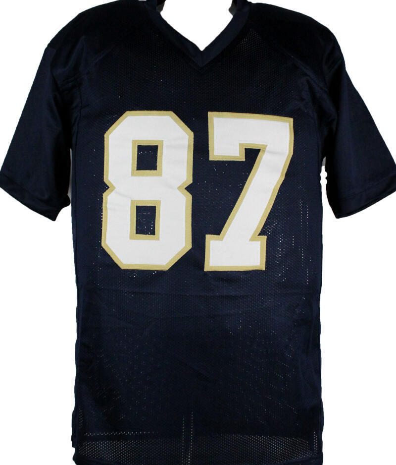 Michael Mayer Autographed Blue College Style Jersey-Beckett W Hologram *Black