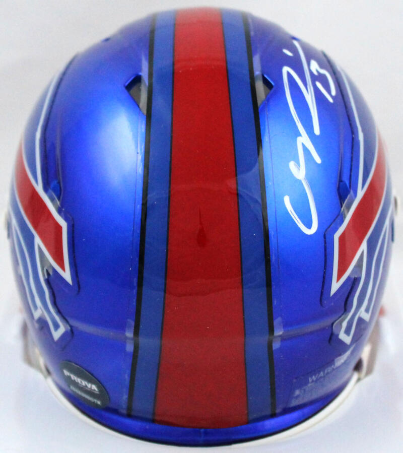 Gabriel Gabe Davis Autographed Buffalo Bills Flash Speed Mini Helmet-Prova