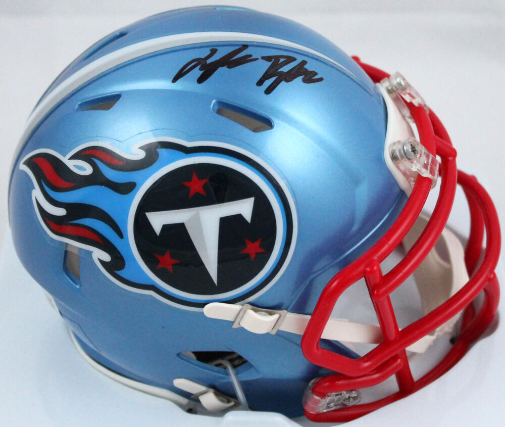 Treylon Burks Signed Tennessee Titans Flash Speed Mini Helmet-Beckett W Hologram