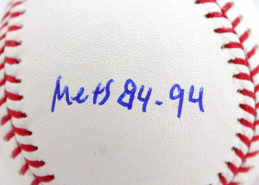 Doc Gooden Autographed OML Baseball w/3 Inscriptions-Beckett W Hologram
